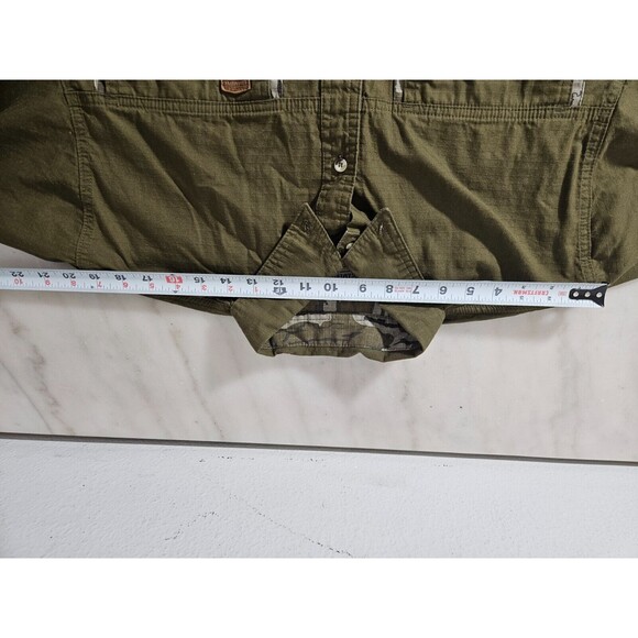 Gamekeeper Men's Short Button Up / Pockets Camo Shirt Size XL - Picture 8 of 11
